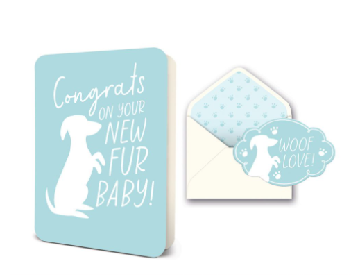 Fur Baby Deluxe Greeting Card