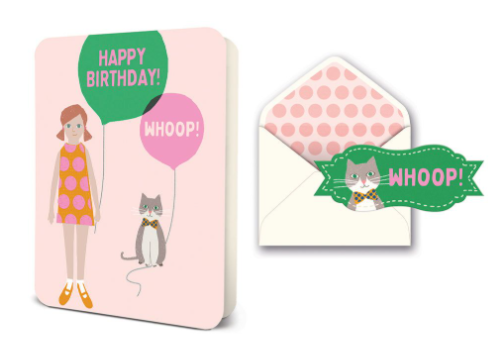 Happy Birthday Whoop Greeting Card