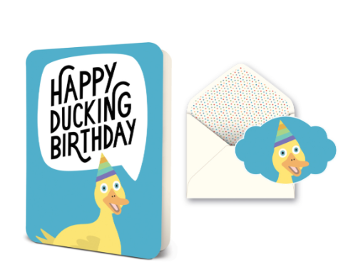 Happy Ducking Birthday Card