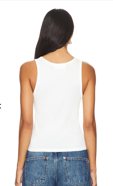 Kiss Me Cowboy Rib Tank Top