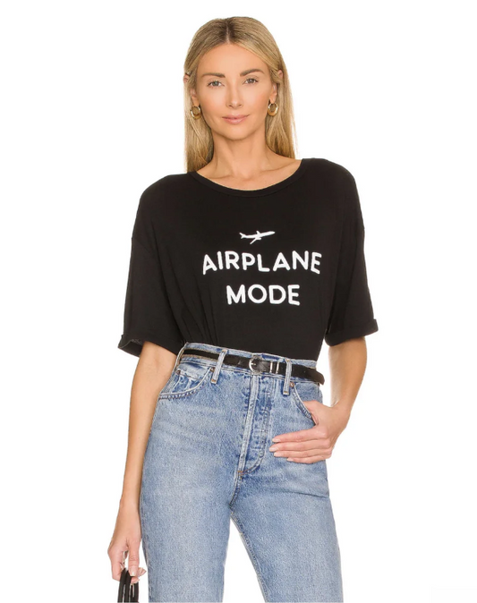 Airplane Mode Oversized Tee Shirt