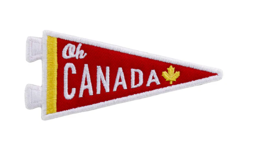 Canada Flag Iron-On Embroidery Patch