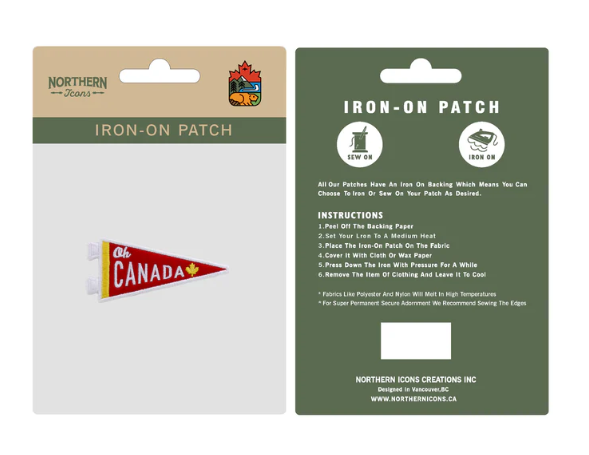 Canada Flag Iron-On Embroidery Patch
