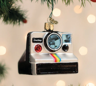 Polaroid Onestep Camera Ornament