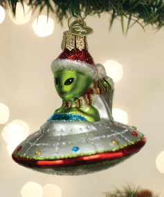 Christmas UFO Ornament