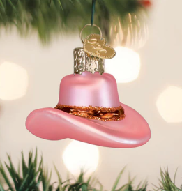 Mini Cowgirl Hat Ornament