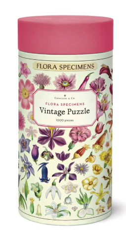 Vintage Puzzle Flora Specimens