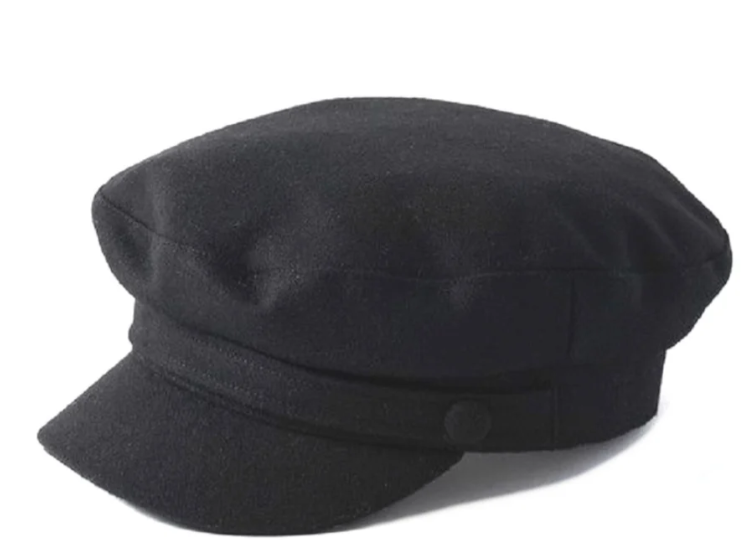 Failsworth Melton Mariner / Breton Cap in Black