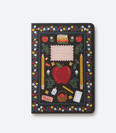 Assorted Set of 3 Schoolhouse Notebooks
