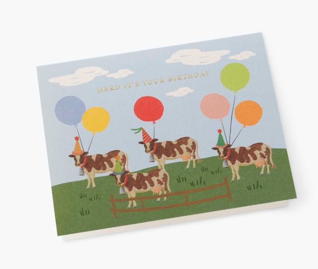 Herd It's Your Birthday | Greeting Card