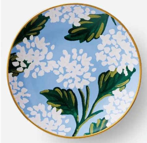 Hydrangea Porcelain Ring Dish