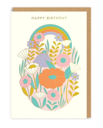 Happy Birthday Daisies Greeting Card