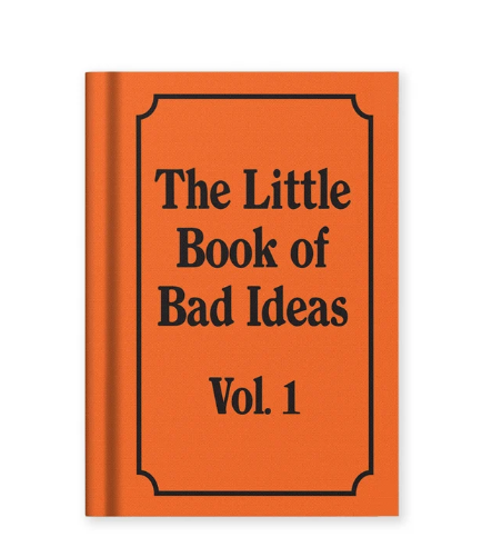The Little Book of Bad Ideas A7 Fabric Hardback notebook