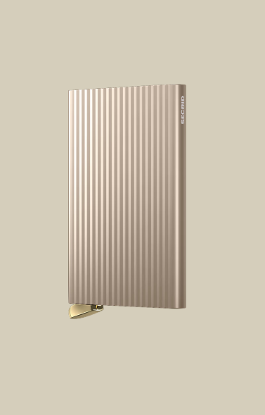 Premium+ Fluted Card Protector | Cashmere