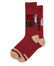 HOTSOX Men's Yes Chef