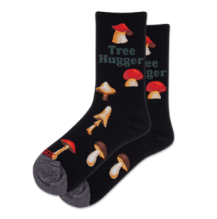 HOTSOX Women's Tree Hugger Crew Socks
