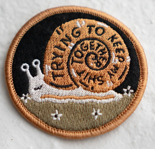 Trying Snail | Felt Sticky Patch