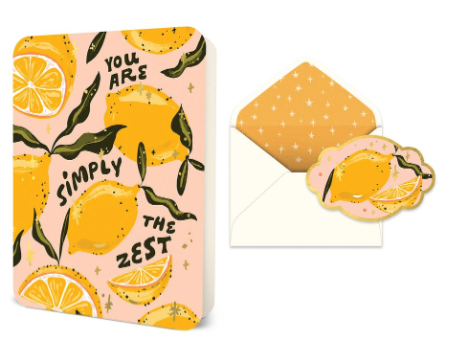 Simply The Zest Greeting Card