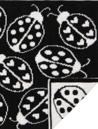 Ladybugs Knit Dishcloth |  Individual