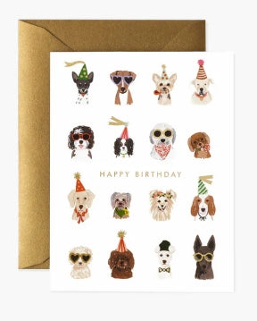 Party Pups Birthday Card