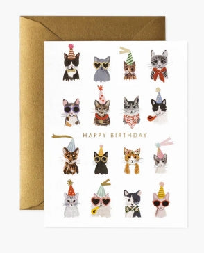 Cool Cats Birthday Card