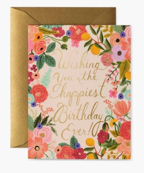 Garden Party Birthday Card