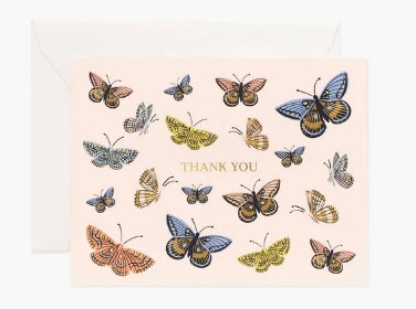 Monarch Thank You Card