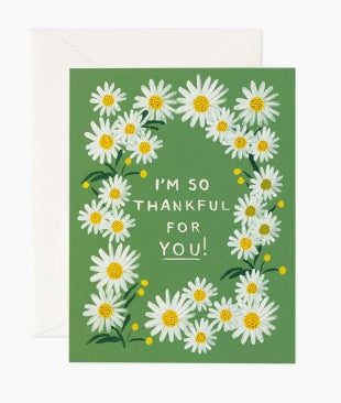 Daisies Thankful For You Card