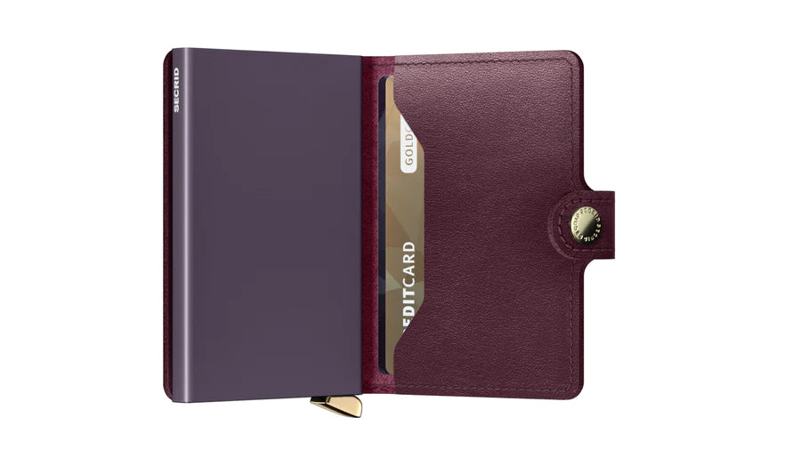 Premium Miniwallet | Dusk Bordeaux