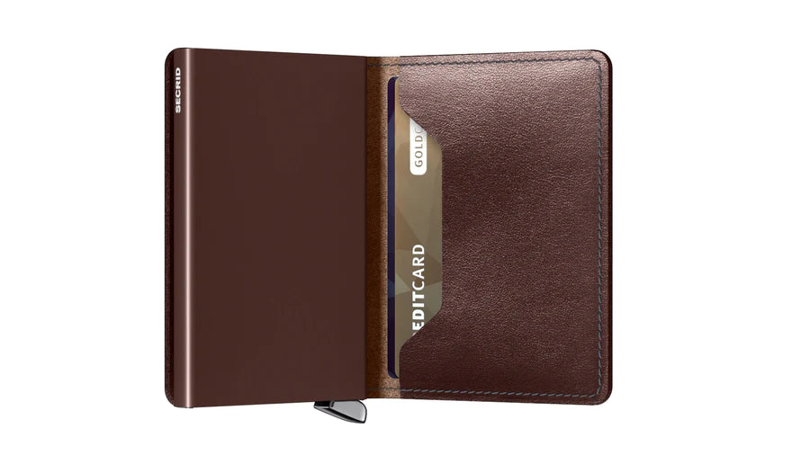 Premium Slimwallet | Dusk Dark Brown