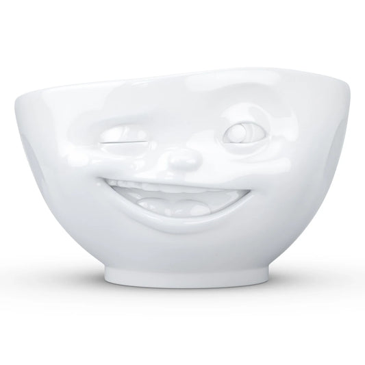 Winking Face Bowl 16 oz