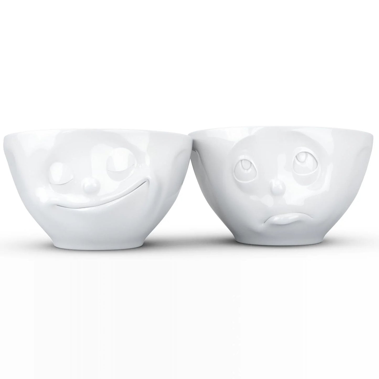 Medium Bowl Set No. 2 | Happy & "Oh, Please" Face