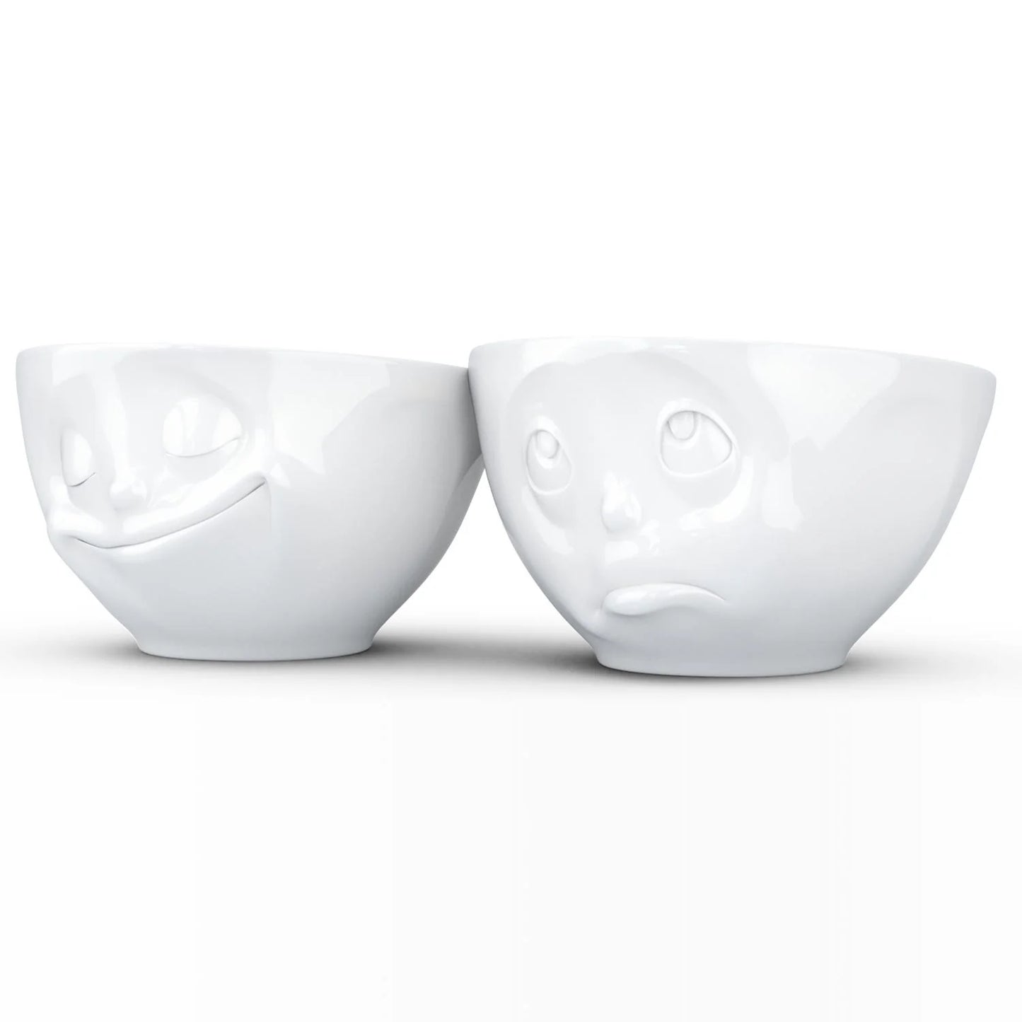 Medium Bowl Set No. 2 | Happy & "Oh, Please" Face