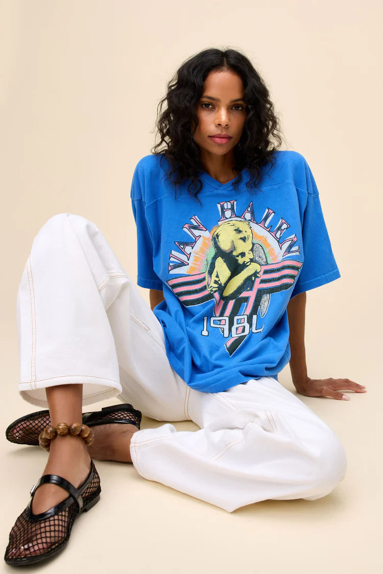 Van Halen 1984 Oversized Jersey Tee