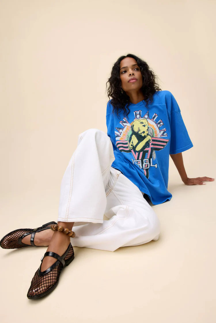 Van Halen 1984 Oversized Jersey Tee