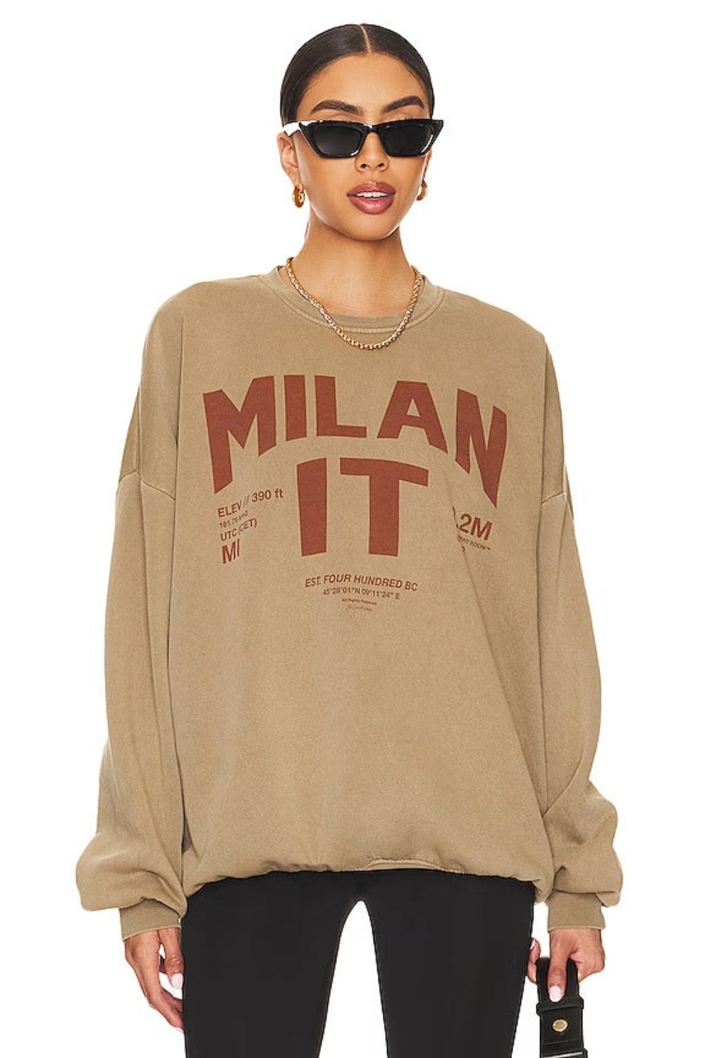 Welcome To Milan Jumper | Camel Gold