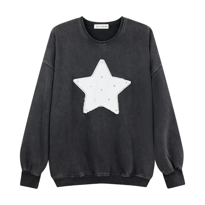 Rhinestone Star Sweatshirt