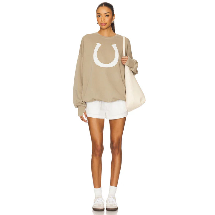 Horseshoe Patchwork Sweatshirt