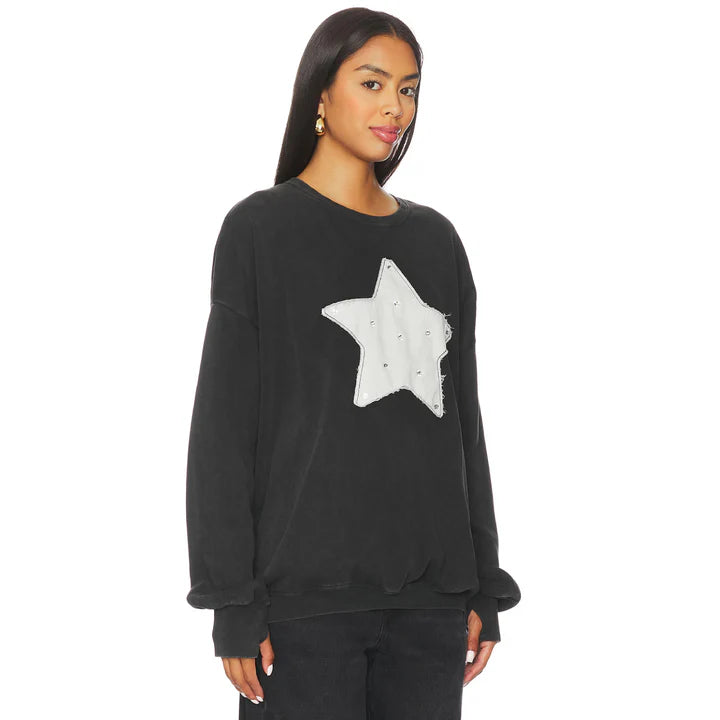 Rhinestone Star Sweatshirt