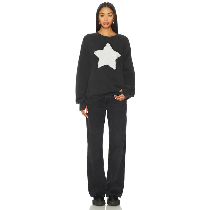 Rhinestone Star Sweatshirt