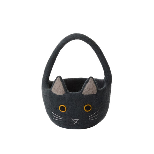 Cat Trick and Treats Basket