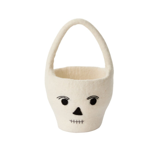 Skeleton Trick and Treats Basket