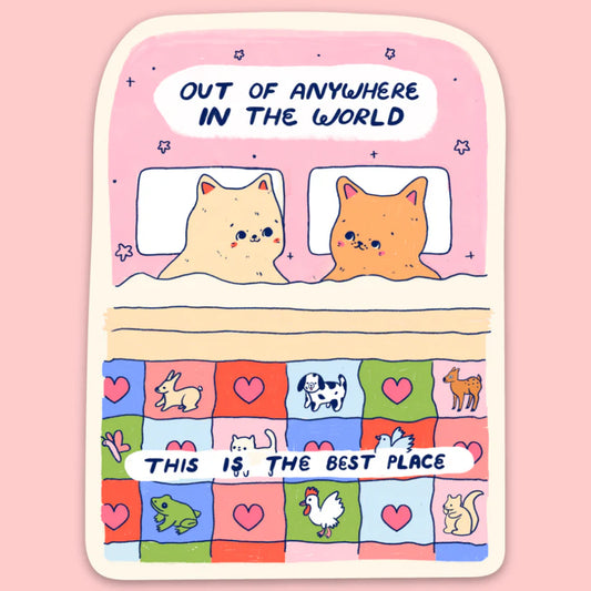 The Best Place Sticker