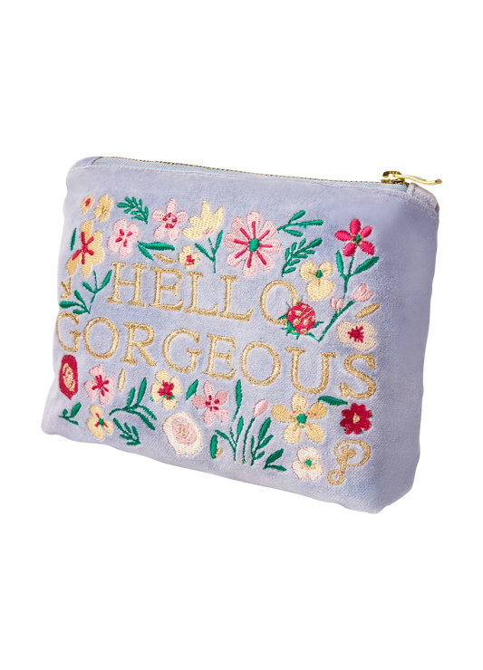 Hello Gorgeous Velvet Bag | Small