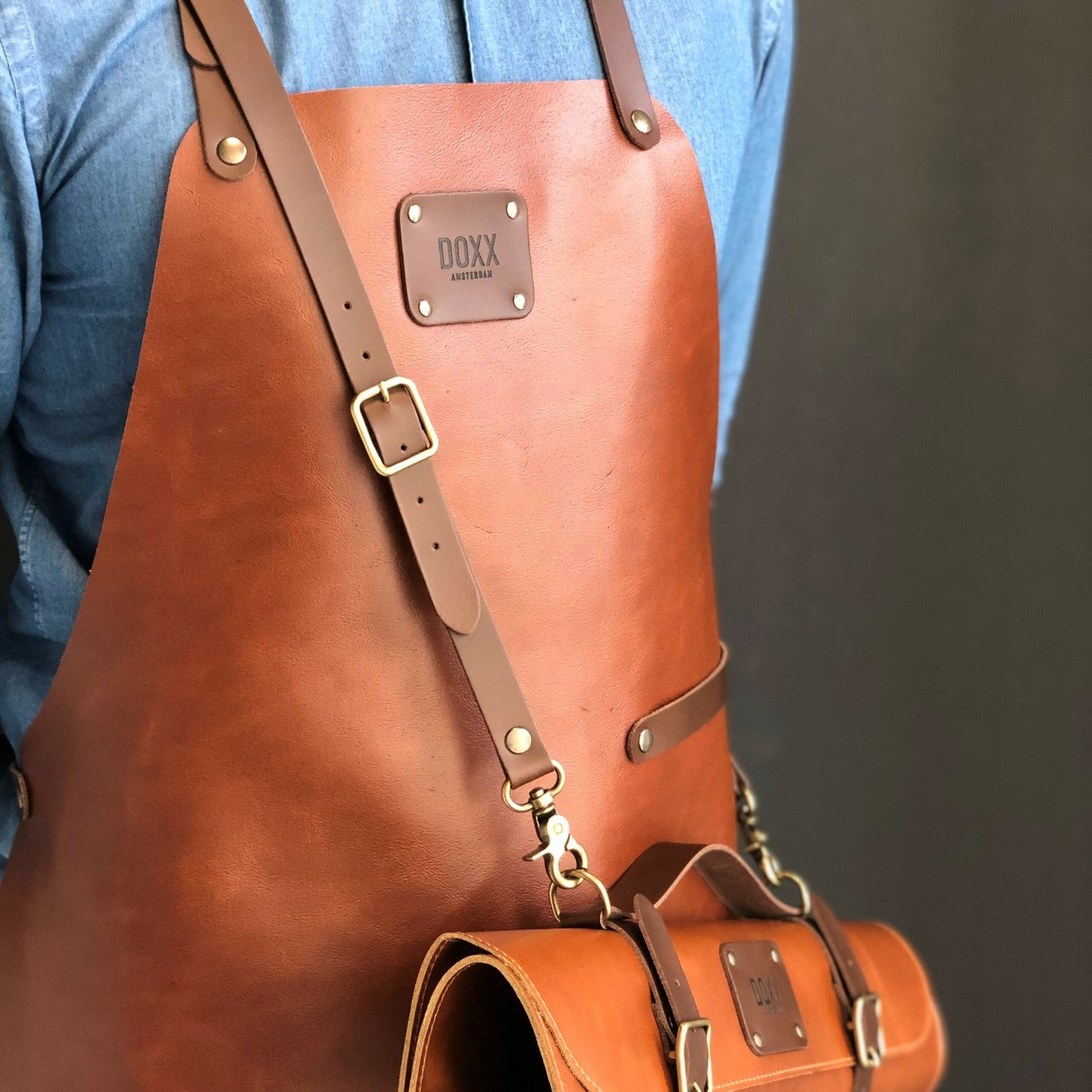 Leather Apron - Cognac