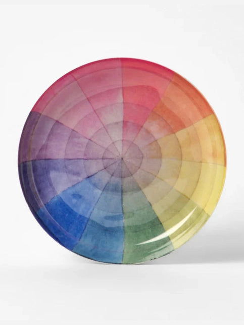 Enamel Printed Tray | Vintage Colour Wheel