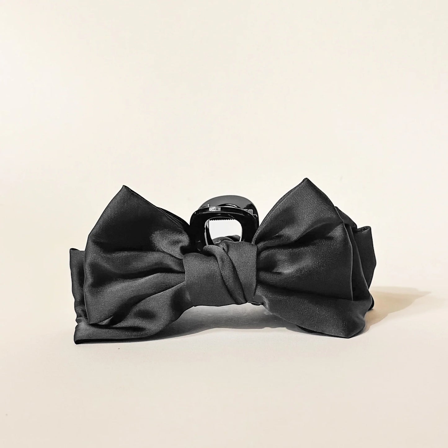 Satin Bow Claw Clip