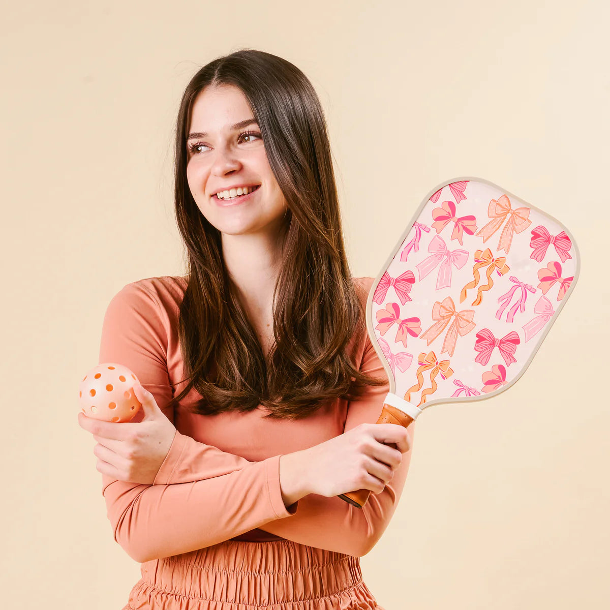Pickleball Paddle - Blushing Bows