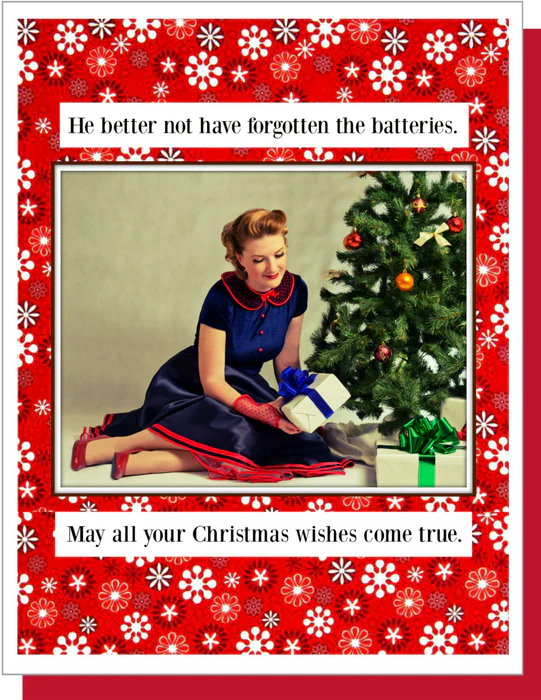 Batteries - Holiday Card