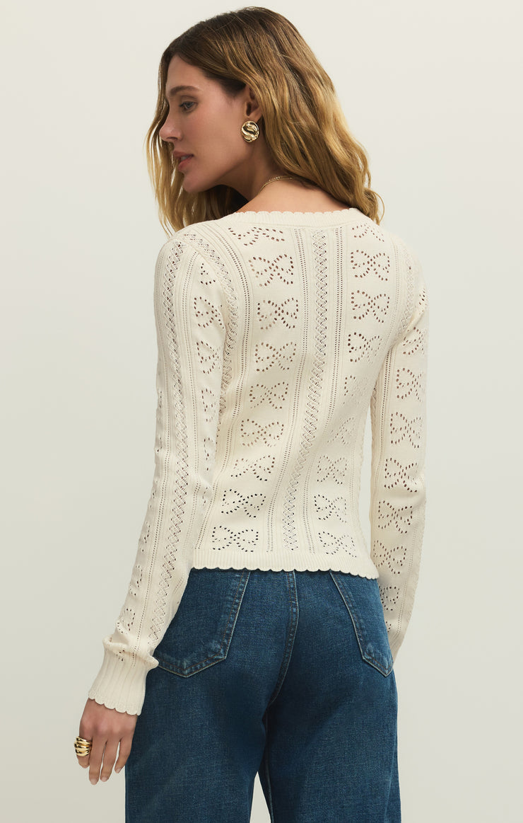 Gema Pointelle Cardigan